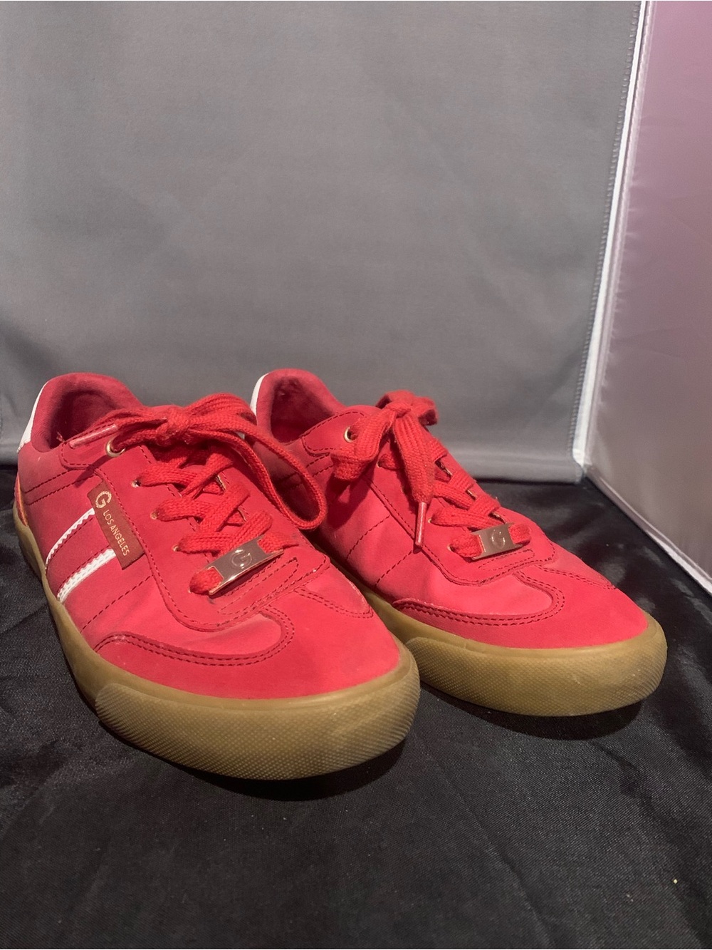 GBG Los Angeles ( Guess ) Red Sneakers with Gum Soles